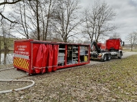 Neuer Container für die Feuerwehr